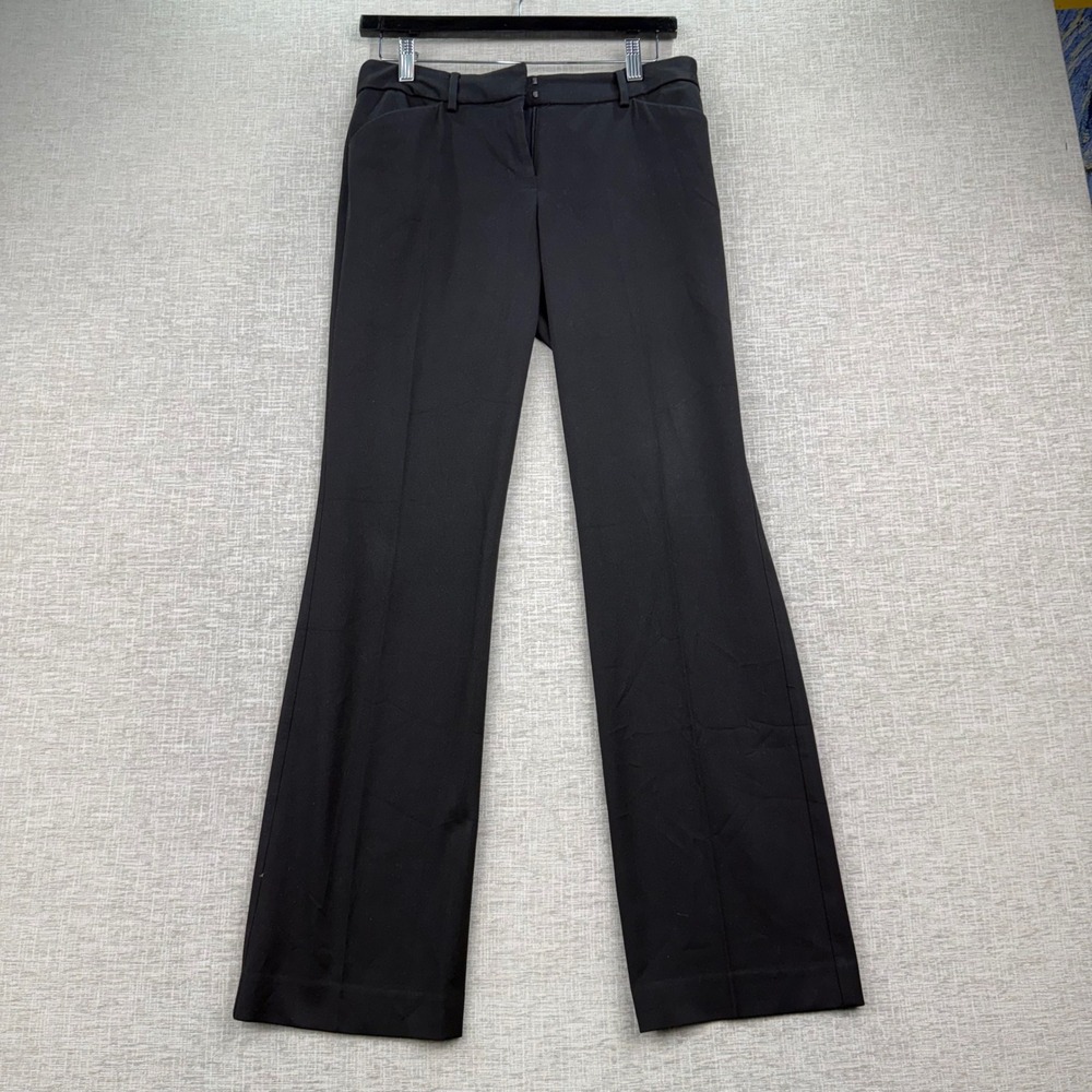 Express Editor Barely Boot Dress Pants Black Low Rise 4S Office Professional